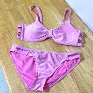 Pink Shimmer Bikini 🌸